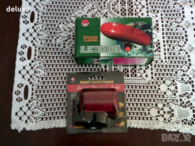  Звънец и стоп сигнализация за велосипед