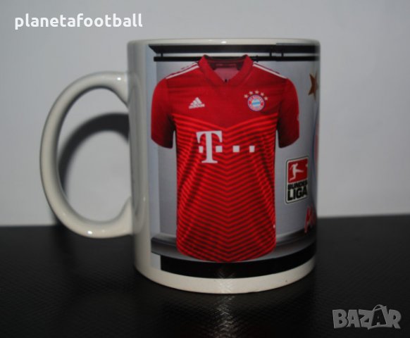 Фен Чаша на Байерн Мюнхен с име и номер сезон 2025/26!Футболна чаша на Байерн Мюнхен!Bayern Munich!