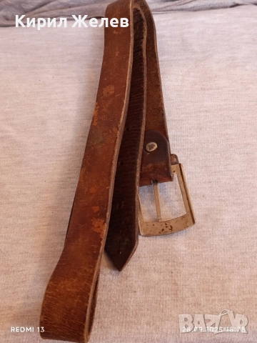 Винтидж кожен колан стар здрав за КОЛЕКЦИЯ ДЕКОРАЦИЯ 49431, снимка 3 - Колани - 51869389