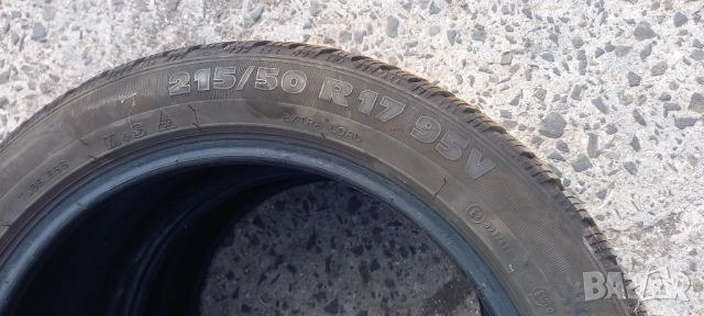 2бр. зимни гуми 215/50/17 DOT 2421, снимка 3 - Гуми и джанти - 51712423