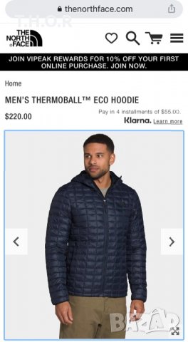 НОВО The North Face Thermoball Eco Hooded Jacket - мъжко яке - р.М, снимка 10 - Якета - 31164606