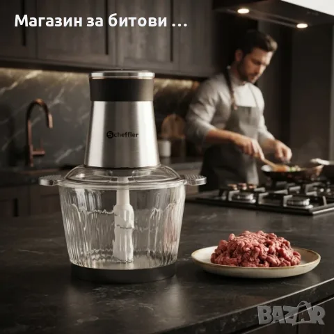 Мощен чопър XL месомелачка , снимка 4 - Чопъри и пасатори - 55936003
