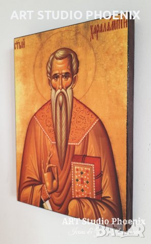 Икона на Свети Харалампий ikona sveti Haralampii, снимка 3 - Икони - 20580889