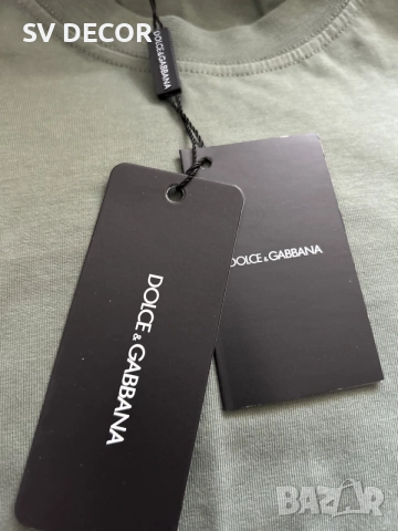 Мъжка тениска Dolce & Gabbana – висок клас реплика 1:1, снимка 4 - Тениски - 55849342