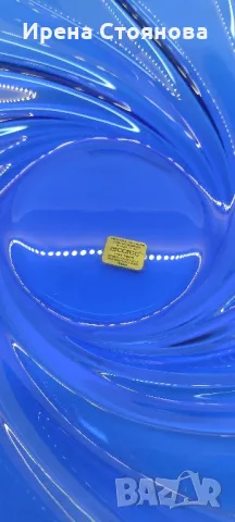 Стъклена фруктиера в синьо. , снимка 2 - Аксесоари за кухня - 49324404