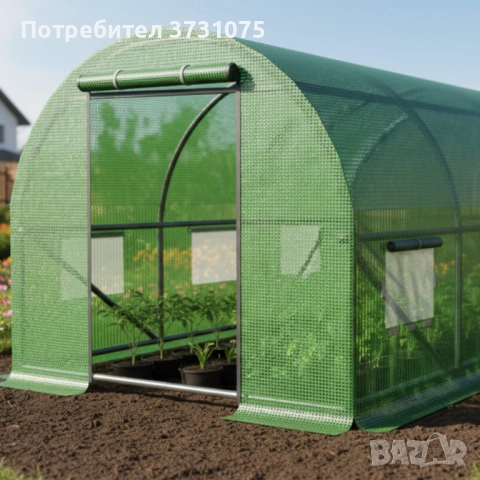 Компактна оранжерия - 3 х 2 х 2м, снимка 4 - Оранжерии - 54325789
