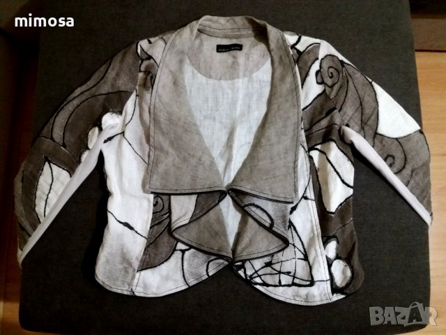 Късо ленено сако