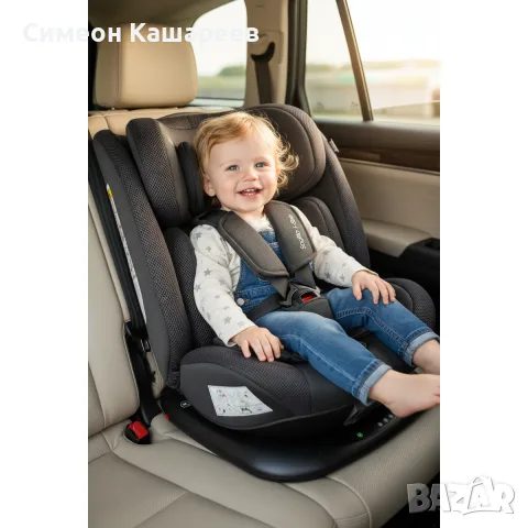 Детско столче за кола Lorelli Scorpius (40-150 см), Черен, снимка 5 - Столчета за кола и колело - 56417575