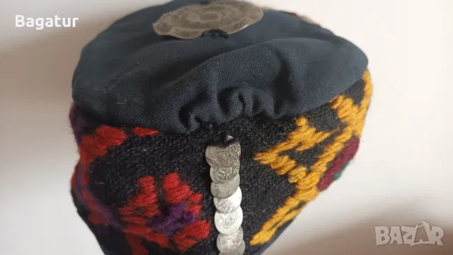 Етно накит,сребро,кепе,шапка,тепелък,таке,носия,бодка,пафти, снимка 3 - Антикварни и старинни предмети - 49176949