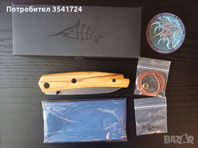 Джентълменски нож Sandvik 14C28N и дръжка от маслина, снимка 2 - Ножове - 54113103