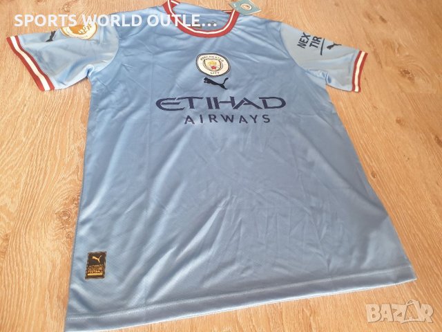 Тениска на Манчестър Сити / Холанд , снимка 3 - Спортни дрехи, екипи - 37991455