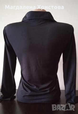 Елегантна дамска риза с брокат, снимка 2 - Ризи - 35198479