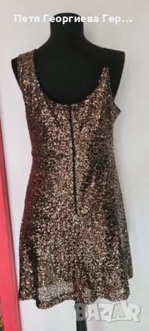 Официална рокля с пайети на Religion размер М , снимка 4 - Рокли - 52632355