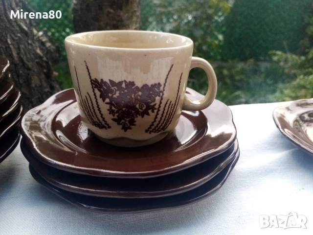 Български сервиз за чай и кафе, снимка 3 - Сервизи - 52170991