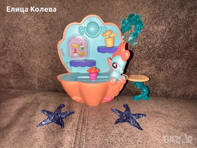 Hasbro My little pony комплект за игра пони русалка, снимка 3 - Кукли - 49711279