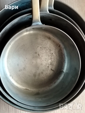 Стари медни тигани,тиган,касерола,тенджера-8бр., снимка 10 - Съдове за готвене - 52234591