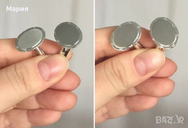 835 L Красиви модерни копчета за ръкавеи Сребро или Медицинска Стомана ? / Картие Знак, снимка 17 - Други - 51273450