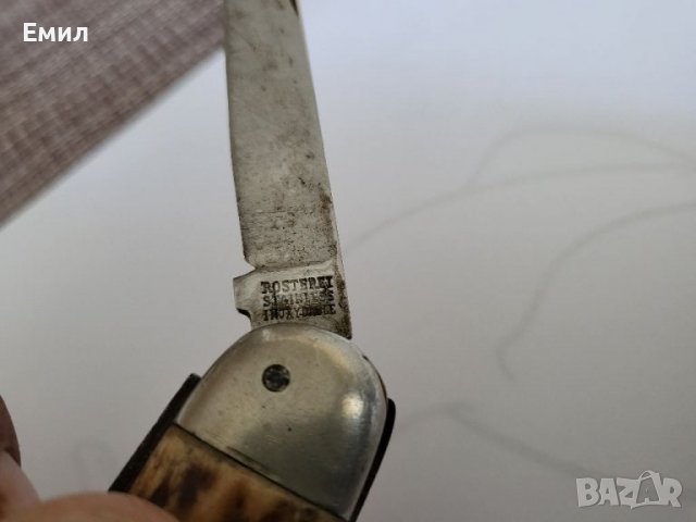 Антикварен джобен нож Solingen , снимка 3 - Колекции - 38264740