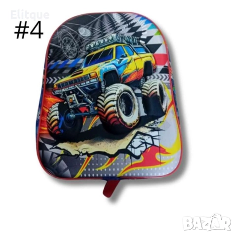 Ученическа раница  с 3D принт и LED светлини, снимка 12 - Раници - 52852539