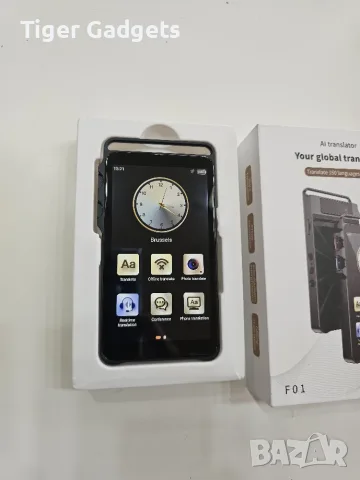 AI преводач F01 с гласов и фото превод, 150 езика онлайн, 17 офлайн, Wi-Fi, 4.02", снимка 8 - Друга електроника - 55836248