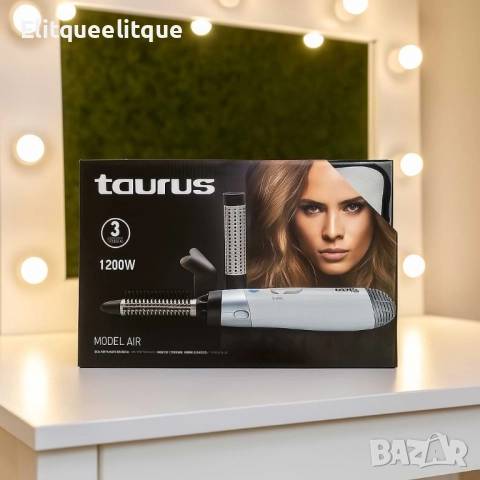 Taurus Model Air 1200W – Сешоар-четка за перфектна прическа у дома, снимка 8 - Сешоари - 52375334
