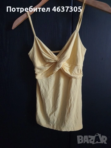 жълта блуза от трико