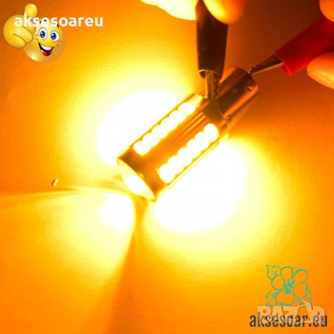 Светодиодна крушка за кола Спирачни светлини Лампа за заден ход габарит стоп 2 светлини, снимка 7 - Аксесоари и консумативи - 37652992