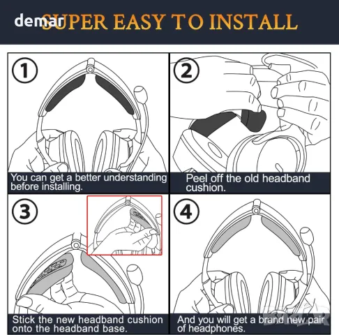 SOULWIT Комплект за смяна на Bose A30 Aviation Headset, снимка 4 - Други - 49870067