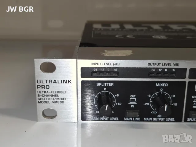 Аудио еквалайзер: Behringer Ultralink Pro MX882, снимка 2 - Аудиосистеми - 56478112