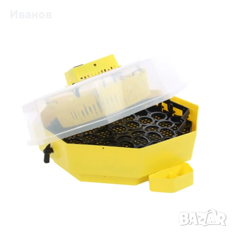 Инкубатори за яйца Клео 5, с термометър, влагомер и люлка, снимка 3 - други­ - 52936328