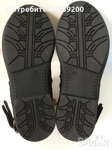 2 чифта нови детски френски ботуши боти пролет есен 30 номер оригинал набук естествена кожа с кутии, снимка 9 - Детски боти и ботуши - 34475142