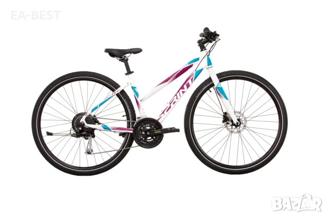 🚴‍♀️✨ Велосипед SINTERO LADY RIGID 28 – Бял, 480mm | Стил и комфорт! 🤍🌟, снимка 1