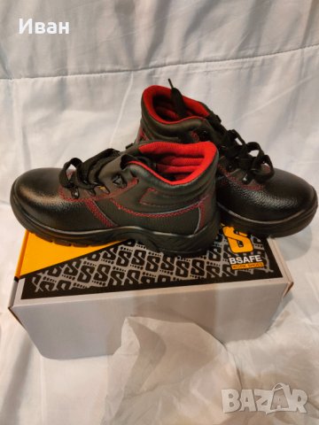 НОВИ работни обувки от естествена телешка кожа BSAFE, снимка 5 - Дамски ежедневни обувки - 42924770