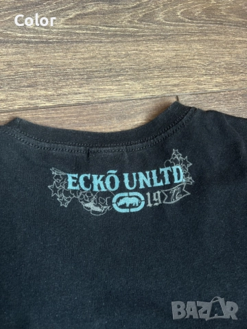 Y2K тениска Ecko unltd, снимка 4 - Тениски - 55779972
