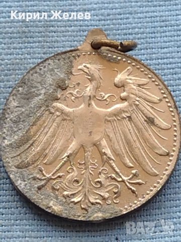 Стар медал Германия Вилхелм втори крал на Германия 39783, снимка 6 - Антикварни и старинни предмети - 42726092