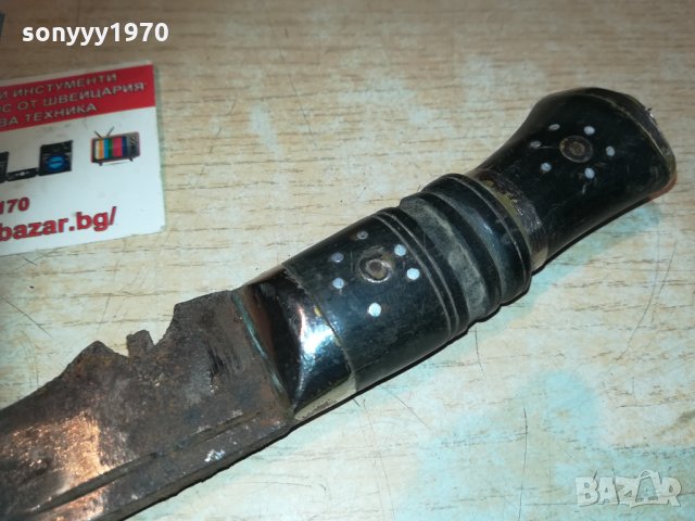 КУКРИ-СТАР КРИВ РЕТРО НОЖ С НОЖНИЦА, снимка 14 - Колекции - 30311835