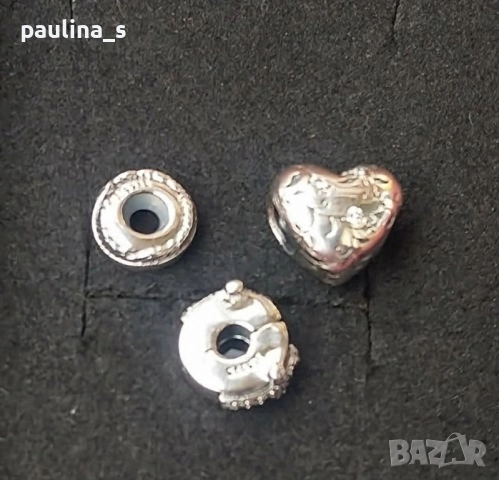 Талисмани за гривна и единични клипсове Pandora / проба s925 и печат на ювелира, снимка 18 - Гривни - 40307504