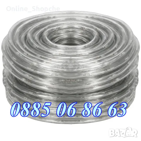 Бял светещ коледен маркуч 20 м + контролер, снимка 3 - Декорация за дома - 48131787