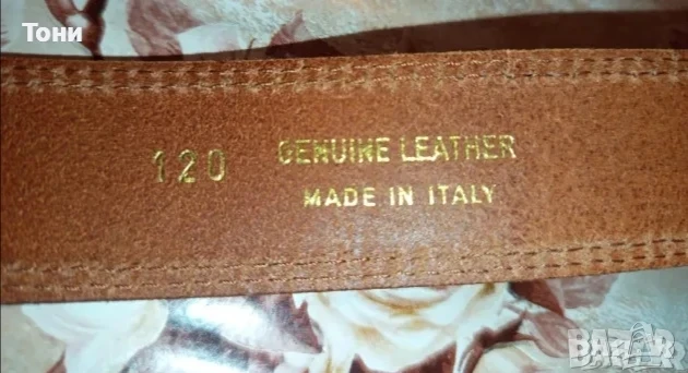 Нов Италиански Дамски Колан Изцяло от Естествена Кожа 125см., снимка 8 - Колани - 50754820