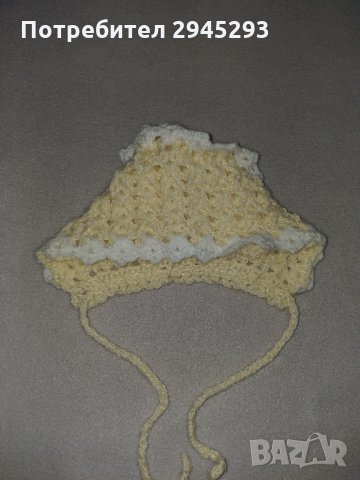 Ръчно плетени бебешки шапки, снимка 4 - Бебешки шапки - 35073308