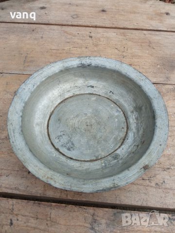 Медна чиния-сахан, снимка 1