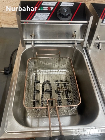 Двоен фритюрник на ток, снимка 2 - Фритюрници - 54207844