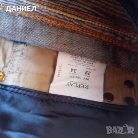 Оригинални Дамски къси дънки REPLAY W 29 L 34 , снимка 4 - Къси панталони и бермуди - 29647745