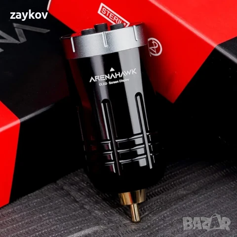 Arenahwak Безжично захранване за татуировки с батерия, презареждащо се USB, снимка 5 - Друга електроника - 51229459