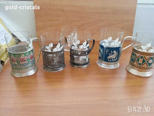 Руски термо чаши за чай за стакани подтакани, снимка 8 - Антикварни и старинни предмети - 31060426