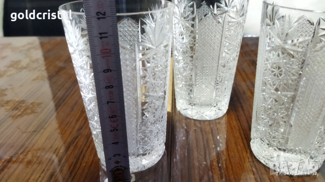 кристални чаши вода Ропотамо , снимка 5 - Антикварни и старинни предмети - 51716790