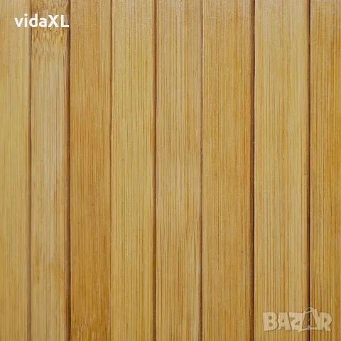 vidaXL Параван за стая, бамбук, цвят натурален, ширина 250 см, височина 165 см, снимка 6 - Паравани - 56146319