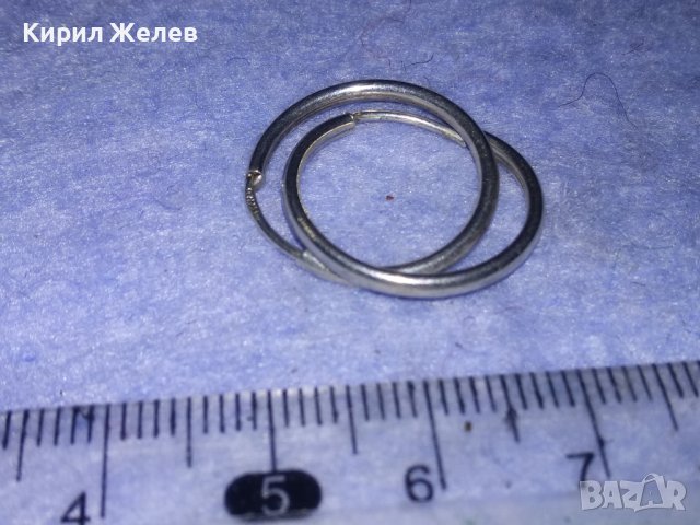 НЕЖНИ СРЕБЪРНИ КЛАСИЧЕСКИ РЕТРО АРТ ОБЕЧКИ СРЕБРО 925 Стара РЪЧНА БИЖУТЕРСКА ИЗРАБОТКА 32595, снимка 9 - Обеци - 40762738