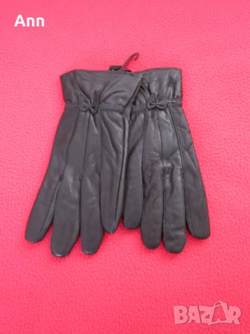 Дамски кожени ръкавици р-р M, снимка 2 - Ръкавици - 38865247