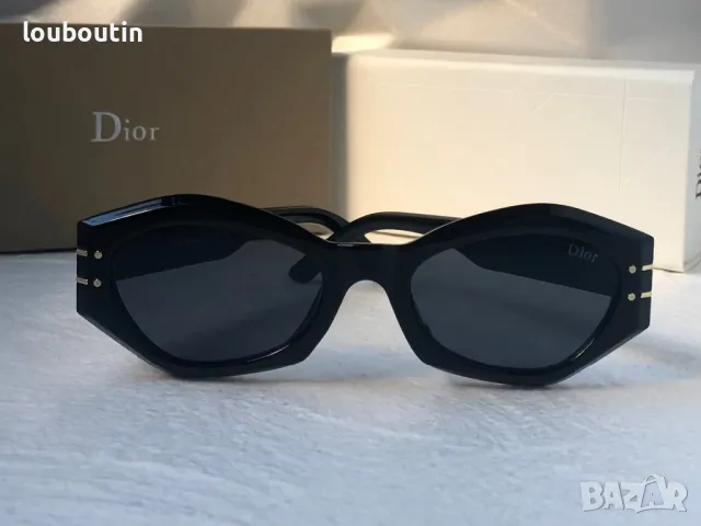 Dior 2024 дамски слънчеви очила 2 цвята черни бели, снимка 13 - Слънчеви и диоптрични очила - 47699244